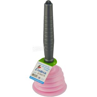 Zambak Accordion, 1 шт., Замбак, Вантуз пластиковий, 25х10 см, в асортименті