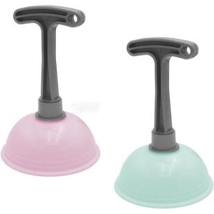 Zambak Lux, 1 шт., Замбак, Вантуз пластиковый, 20х13 см, в ассортименте