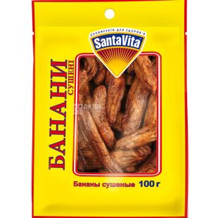 SantaVita, 100 г, СантаВита, Бананы сушеные