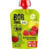 Bob Snail, 90 г, Пюре фруктовое Яблоко-Малина Боб Снейл, с 6-ти месяцев