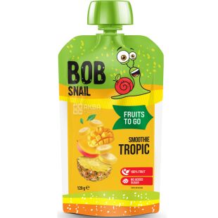 Bob Snail, 120 г, Смузи Тропик Боб Снейл, без сахара