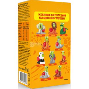 Bob Snail, 20 г,  Конфеты натуральные Яблоко-Груша Боб Снейл, + игрушка