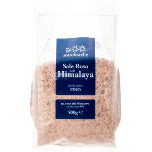 Sottolestelle, 500 г, Соль пищевая гималайская, розовая, органическая