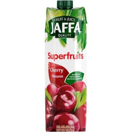 Jaffa, Superfruits, Вишневый, 0.95 л, Джаффа, Нектар натуральный