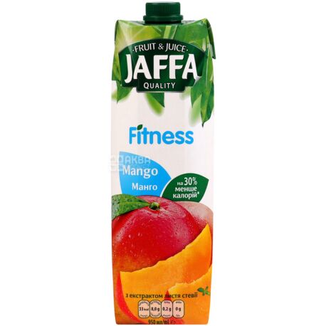 Jaffa, Fitness, Манго, 0.95 л, Джаффа, Нектар натуральный