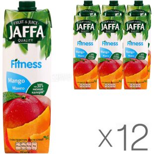 Jaffa Fitness, Упаковка 12 шт. x 0.95 л, Нектар Манго натуральний Джаффа