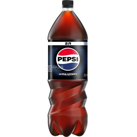 Pepsi, 2 L, Sweet water, Black, PET