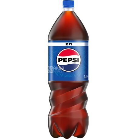 Pepsi-Cola, 2 л, Пепси-Кола Классическая, Напиток сильногазированный, ПЭТ