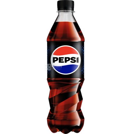 Pepsi-Cola, Black, 0,5 л, Пепси-Кола, Блэк, Вода сладкая, низкокалорийная, ПЭТ