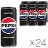 Pepsi-Cola, Black, упаковка 24 шт., по 0,33 л, Пепси-Кола, Блэк, Вода сладкая, низкокалорийная