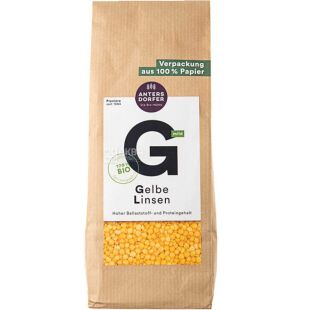 Antersdorfer Die Bio-Muhle, 500 г, Чечевица желтая, органическая