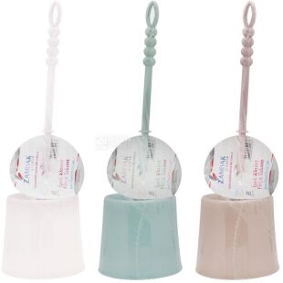 Zambak, Йоржик для унітазу Замбак з підставкою, пластиковий, в асортименті