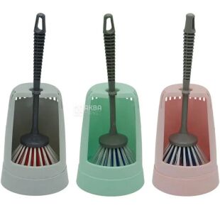 Zambak, Ершик для унитаза Замбак с подставкой, пластиковый, в ассортименте