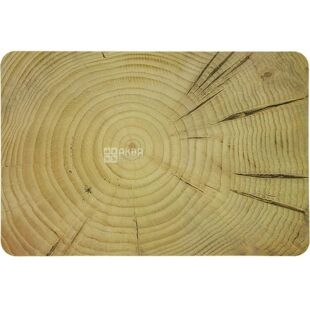 Мой Дом, 1 шт., Коврик сервировочный, Срез дерева, 30х45 см, в ассоритменте