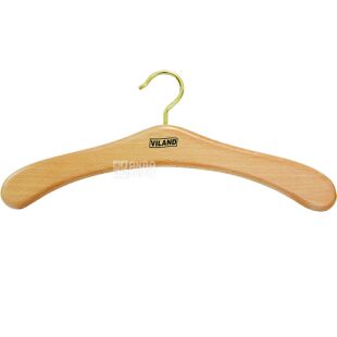 Viland, 1 шт., Виланд, Вешалка буковая для верхней одежды, 44,5 х 1,8 см