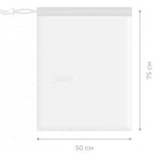 Мой дом, 1 шт., Мешок для стирки белья, со шнурком, 50х75 см