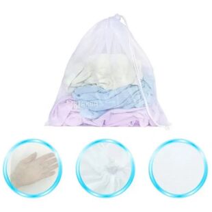 Мій дім, 1 шт., Мішок для прання зі шнурком, 50х75 см