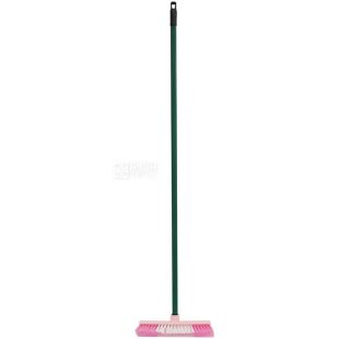 Zambak Plastik, 1 шт., Замбак, Щітка для підлоги жорстка 26 см + палиця, 120 см, в асортименті