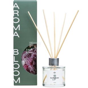 Aroma Bloom Lovely peony, 100 мл, Арома Блум, Аромадифузор Ніжна Півонія
