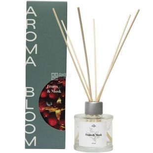 Aroma Bloom Fruits & musk, 100 мл, Арома Блум, Армадифузор Фрукти та мускус