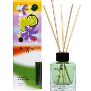 Aroma Bloom Patcholi and bergamot, 100 мл, Арома Блум, Аромадифузор Пачулі та бергамот