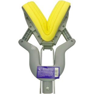 Мій Дім Fly, Швабра Флай з віджимом та м'якою губкою, 27х110 см