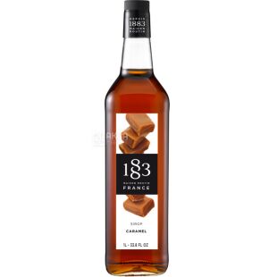 1883 Maison Routin, 1 л, Мейсон Рутин, Сироп Карамель, органический, стекло