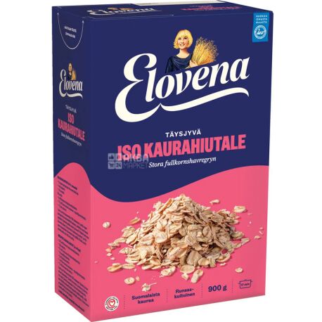 Nordic, 900 g, oatmeal flakes, Finnish Hercules, cardboard