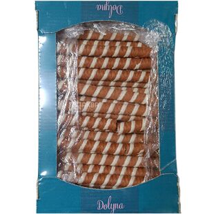 Dolyna, 500 г, Долина, Трубочки вафельные, со вкусом лесного ореха