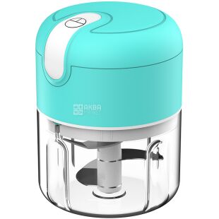 ViO K02, 250 мл, ВіО, Акумуляторний USB подрібнювач продуктів, бірюзовий, 30W