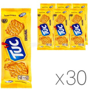 Tuc, Упаковка 30 шт х 100 г, Тук, Печиво крекер, Оригінальний