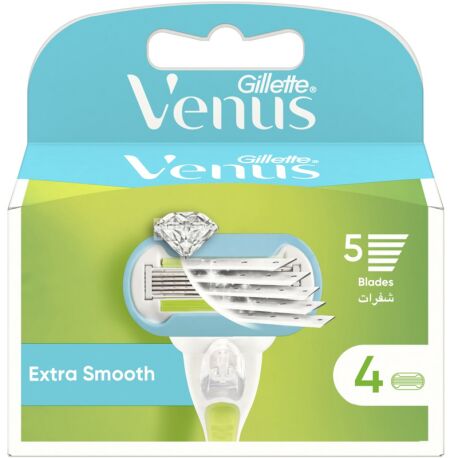 Gillette Venus Embrace, 4 шт., Сменные картриджи для бритья