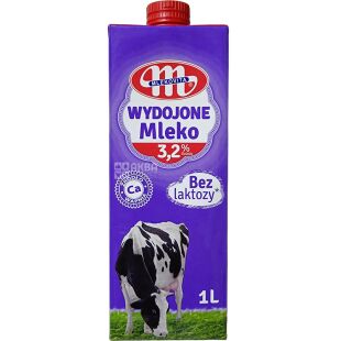Mlekovita 1л, 3,2%, Молоко безлактозное Млековита, ультрапастеризованное