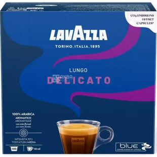 Lavazza Blue Espresso Delicato, 100 шт., Лавацца Блу Деликато, Кофе в капсулах, арабика