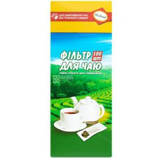 Weekend, 100 шт., Фільтр-пакети для заварювання чаю, 185 х 75 мм