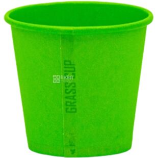 Grass Cup, Стакан бумажный, салатовый, 110 мл., 50 шт., D60