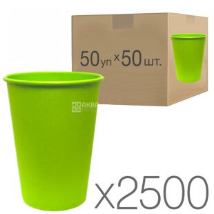 Grass Cup, Стакан паперовий, салатовий, 185 мл., Упаковка 20 шт. х 50 шт., D72