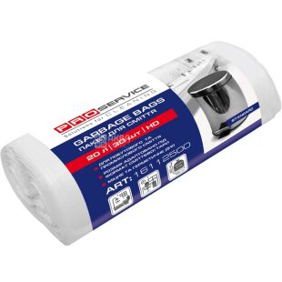 PRO service Standard HD, 30 шт., 20 л, ПРО Сервис, Пакеты для мусора, белые