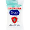 Daily Fresh,15 шт., Дейли Фреш, Салфетки влажные антибактериальные, карманные