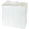 Papero, 350 шт., Салфетки барные Бумага, однослойные, белые, 21х21 см