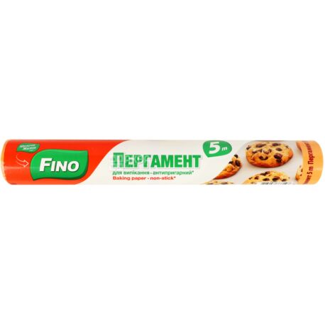 Fino, 5 м х 29 см, Пергамент для выпечки, антипригарный