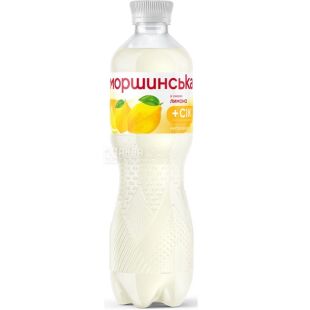Моршинська, 0,5 л, Напій соковмісний Лимон, негазований, ПЕТ