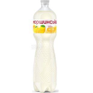 Моршинська, 1,5 л, Напій негазований соковмісний Лимон, ПЕТ