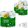 Ecolo Paper towels, Упаковка 16 шт. х 2 рул., Паперові рушники Еколо, 2-шарові, 8 м, 45 аркушів, 225 х 180 мм