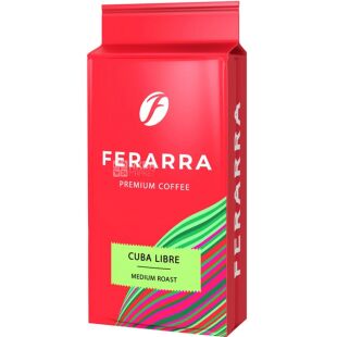 Ferarra Cuba Libre, 250 г, Ферарра Куба Либра, Кофе молотый, арабика средней обжарки