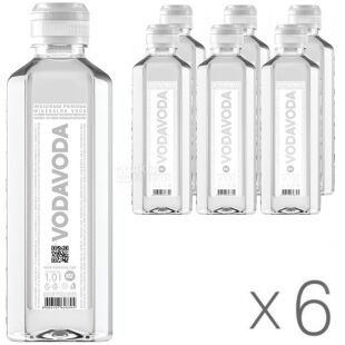 VODAVODA Sport, Упаковка 6 шт. х 1 л, Вода природна мінеральна, негазована, ПЕТ