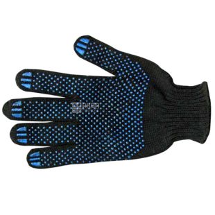 Промтус, 1 пара, Размер М, Перчатки рабочие, с ПВХ покрытием, в ассортименте