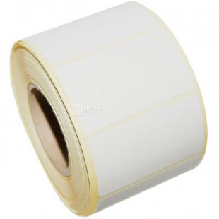 Этикетка для маркування, на гільзі, термо, 58 х 30 мм, 1000 шт., в рулоне