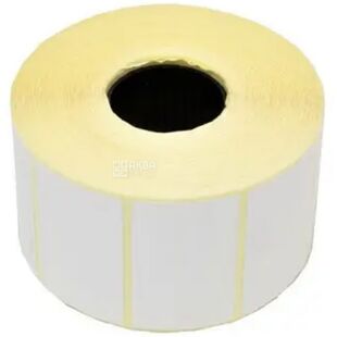 Этикетка для маркировки, на гильзе, термо, 58 х 40 мм, 600 шт., в рулоне