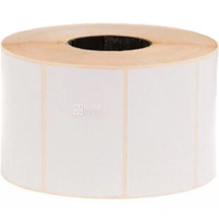 Этикетка для маркировки, на гильзе, термо, 58 х 40 мм, 600 шт., в рулоне, подходят для заморозки